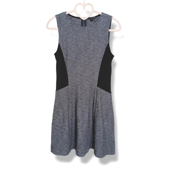 Theory A-Line Colorblock Dress - Picture 2 of 5